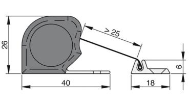 Athmer Fingerschutz-Rollo Nr. 26 w-Proof